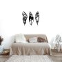 WALLXPERT Zidna dekoracija Feather Metal Decor - slika 3