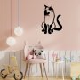 WALLXPERT Zidna dekoracija Cat 2 Metal Decor - slika 3