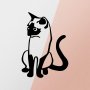 WALLXPERT Zidna dekoracija Cat 2 Metal Decor - slika 5