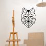 WALLXPERT Zidna dekoracija Wolf2 Metal Decor - slika 2