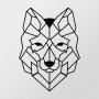 WALLXPERT Zidna dekoracija Wolf2 Metal Decor - slika 4