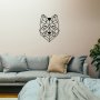 WALLXPERT Zidna dekoracija Wolf2 Metal Decor - slika 1