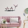 WALLXPERT Zidna dekoracija Flamingo S - slika 1