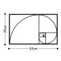 WALLXPERT Zidna dekoracija Golden Ratio (891TNL1112) - slika 3