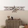 WALLXPERT Zidna dekoracija Rusty Airplane - slika 2