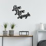WALLXPERT Zidna dekoracija Live Love Laugh - slika 1