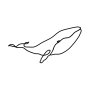 WALLXPERT Zidna dekoracija Whale M - slika 5