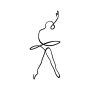 WALLXPERT Zidna dekoracija Ballerina 2 - slika 5