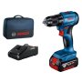 BOSCH plavi alat GSR 185-Li Akumulatorska bušilica - odvrtač 18V, 1x4.0 Ah + torba 06019K3005 - slika 1