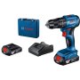 BOSCH plavi alat Akumulatorska vibraciona bušilica - odvrtač GSB 185-Li 18V 2x2.0Ah u koferu 06019K3100 - slika 1
