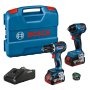 BOSCH plavi alat Set alata GDR 18V-220 C + GSB 18V-90 C, 06019L6023 - slika 1