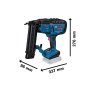 BOSCH GNH 18V-50 M Professional Akumulatorski pištolj za eksere za drvo u L-BOXX 238, 0601482401 - slika 3