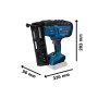 BOSCH GNH 18V-64-2 Professional Akumulatorski pištolj za eksere za drvo u L-BOXX 238, 0601482101 - slika 3