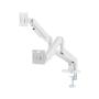 GEMBIRD MA-DA2-06-W Gembird Podesivi dupli stoni drzac za monitor, tilt, 17-32 max.10kg White - slika 1