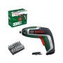 BOSCH zeleni alat IXO V jubil aku odvrtač IXO 7 + 32 pcs B, 06039E000B - slika 1