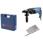 BOSCH plavi alat GBH 240 bušilica za beton SDS-Plus + 6-delni set burgija u koferu, 790W, 0611272102 - slika 1