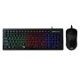 BARACUDA Tastatatura + miš RGB 7200DPI/Optički/Crna - slika 1