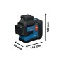 BOSCH GLL 80-33 G Professional Laser za linije u koferu sa 2x baterije (AA), 0601065502 - slika 3