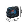 BOSCH GCL 12V-50-22 CG Professional Kombinovani laser sa 4 x baterije (AA) i adapterom, 0601066S00 - slika 3