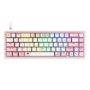 Havit Tastatura KB874L belo-roze - slika 1
