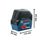 BOSCH GCL 2-50 Professional Kombinovani laser u koferu sa 3 x baterije (AA), 0601066F01 - slika 2