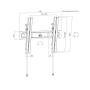 GEMBIRD WM-65T-PRO-01 Gembird tilt VESA max 40x40cm 32-65 max.60kg - slika 5