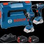 BOSCH plavi alat GSR 18V-65 + GDR 18V-215, 2 X 5.0 Ah baterija + punjač + L-Boxx 136 - slika 1