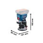 BOSCH GKF 18V-8 Professional Akumulatorska glodalica za ivice u L-BOXX 136, 06016C2001 - slika 3