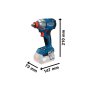 BOSCH GDX 18V-285 Professional Akumulatorski rotacioni udarni odvrtač u L-BOXX koferu, 06019N2100 - slika 3