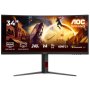 AOC CU34G4Z WQHD 3440x1440 Fast VA 240 Hz Curved Gaming Monitor - slika 1
