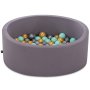 WALLXPERT Ogradica sa lopticama Bubble Pops v1 Grey - slika 1