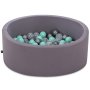 WALLXPERT Ogradica sa lopticama Bubble Pops v3 Grey - slika 1