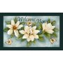 WALLXPERT Otirač White Water Lily - slika 2