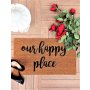 WALLXPERT Otirač Happy Place - slika 1