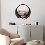WALLXPERT Dekorativno ogledalo Palm Mirror L Black - slika 3