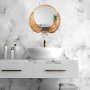 WALLXPERT Dekorativno ogledalo Palm Mirror L Bronze - slika 3