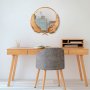 WALLXPERT Dekorativno ogledalo Palm Mirror L Bronze - slika 1