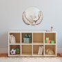 WALLXPERT Dekorativno ogledalo Palm Mirror L Brown White - slika 2