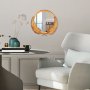 WALLXPERT Dekorativno ogledalo Palm Mirror M Bronze - slika 2