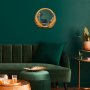 WALLXPERT Dekorativno ogledalo Palm Mirror M Bronze - slika 5