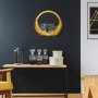 WALLXPERT Dekorativno ogledalo Palm Mirror M Gold - slika 3
