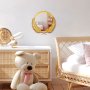 WALLXPERT Dekorativno ogledalo Palm Mirror M Gold - slika 4