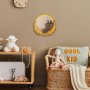 WALLXPERT Dekorativno ogledalo Palm Mirror M Gold - slika 5