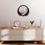 WALLXPERT Dekorativno ogledalo Palm Mirror S Black - slika 2