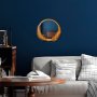 WALLXPERT Dekorativno ogledalo Palm Mirror S Bronze - slika 5