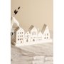 WALLXPERT Svećnjak Five House White - slika 1