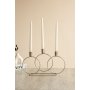 WALLXPERT Svećnjak Circle Silver - slika 1