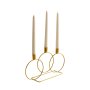 WALLXPERT Svećnjak Circle Gold - slika 3