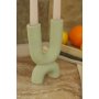 WALLXPERT Svećnjak i sveće set Two Arms Khaki - slika 2