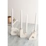 WALLXPERT Set svećnjaka Geometric Beige - slika 2